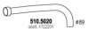 ASSO 510.5020 Exhaust Pipe